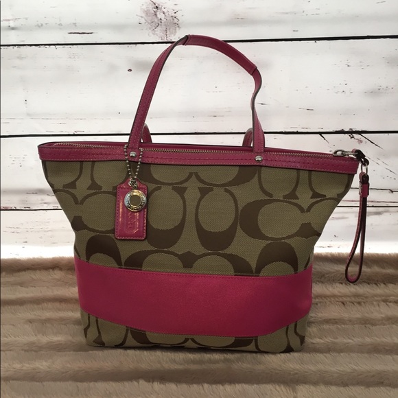 Coach Handbags - COACH G0969-F13548 Authentic Shoulder Tote Hangbag